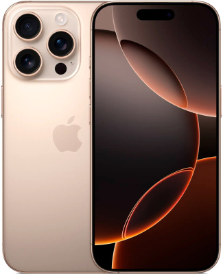 iPhone 16 Pro Sim+Esim Новый распакованный, активированный Desert Titanium 256gb