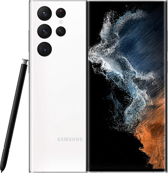 Samsung Galaxy S22 Ultra Snapdragon  Белый 256gb б/у
