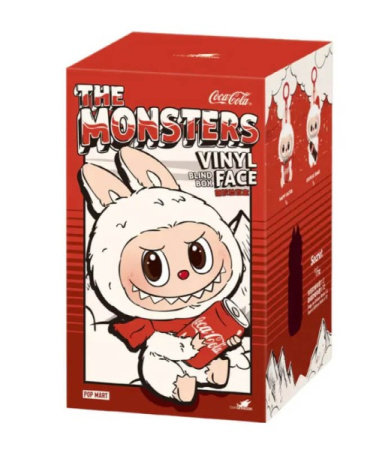 Коллекционная фигурка Labubu The Monsters Coca-Cola - Vinyl Face (Pop Mart)