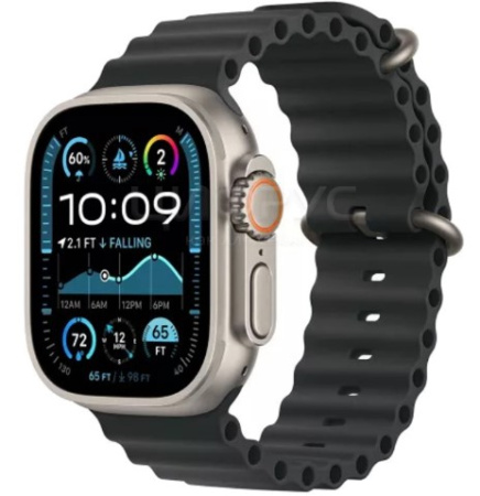 Apple Watch Ultra 49mm Titanium Midnight Ocean Band (One Size)