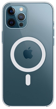 Чехол MagSafe прозрачный на iPhone 12 Pro Max